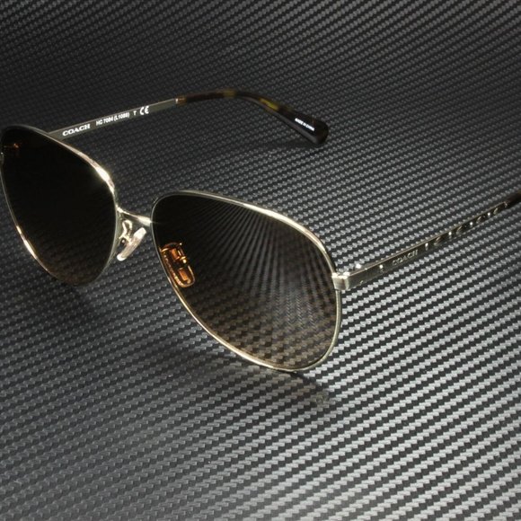 COACH Brown 60mm Sunglasses